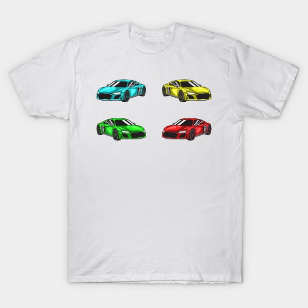 Germany Car - R8 X4 T-Shirt by Car_Designer